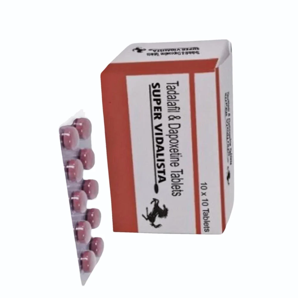 SUPER VIDALISTA Tadalafil & Dapoxetine Tablets