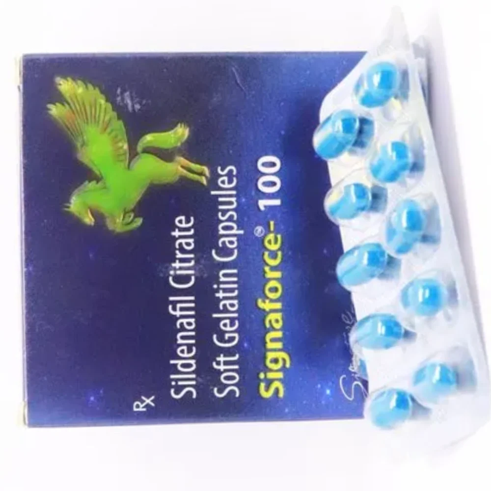 100 mg Signaforce-100 Sildenafil Citrate Soft Gelatin Capsules