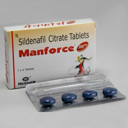 100 mg Manforce 100 Sildenafil Citrate Tablets
