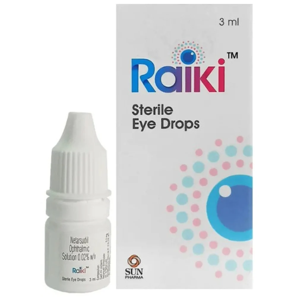 0.02% w/v Raiki Netarsudil Ophthalmic Solution
