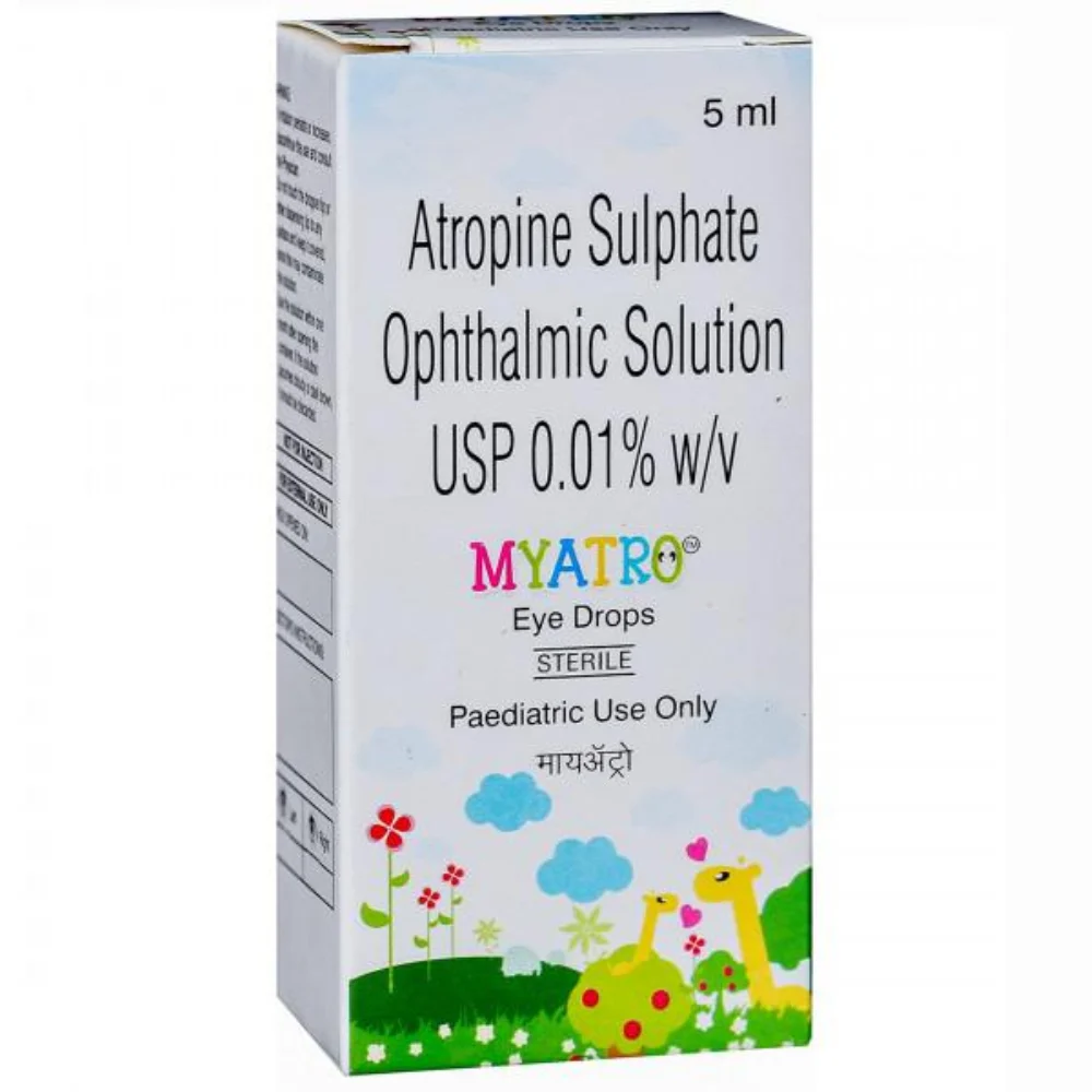 0.01% w/v MYATRO Atropine Sulphate USP Ophthalmic Solution