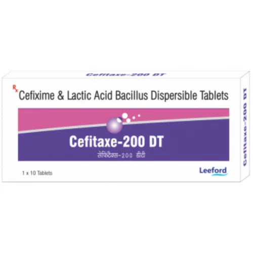 200 mg Cefitaxe-200 DT Cefixime & Lactic Acid Bacillus Dispersible Tablets