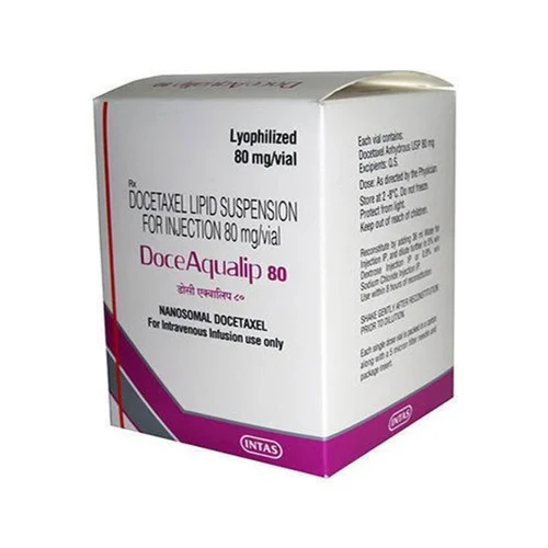 80 mg DoceAqualip 80 DOCETAXEL LIPID SUSPENSION FOR INJECTION
