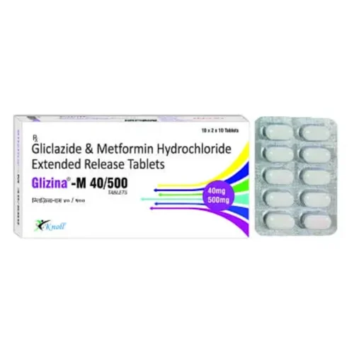 Glizina-M 40/500 Gliclazide & Metformin Hydrochloride Extended Release Tablets