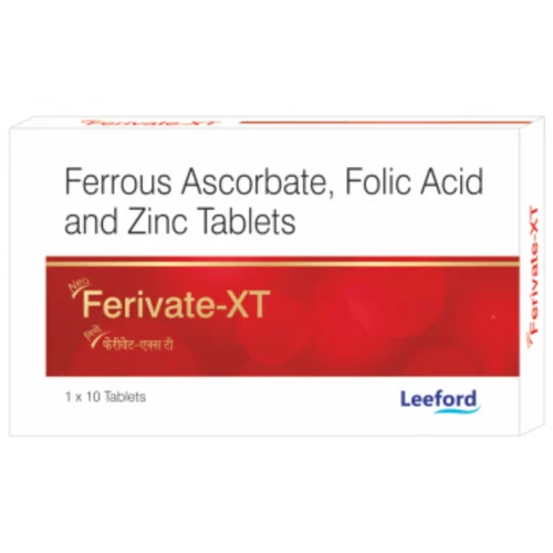 Ferivate-XT Ferrous Ascorbate, Folic Acid and Zinc Tablets