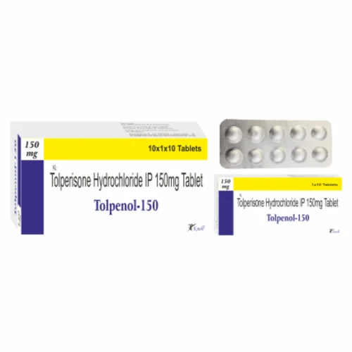150 mg Tolpenol-150 Tolperisone Hydrochloride IP Tablet