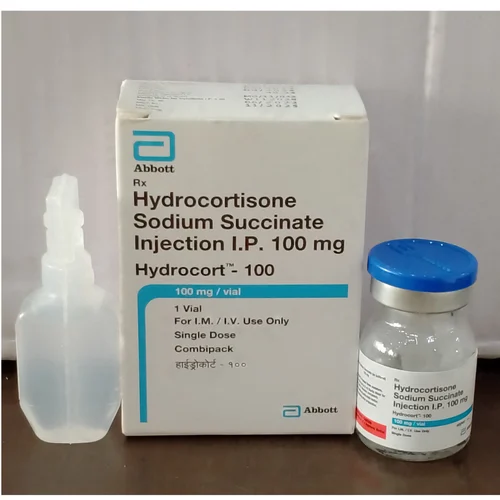 100 mg Hydrocort - 100 Hydrocortisone Sodium Succinate I.P. Injection