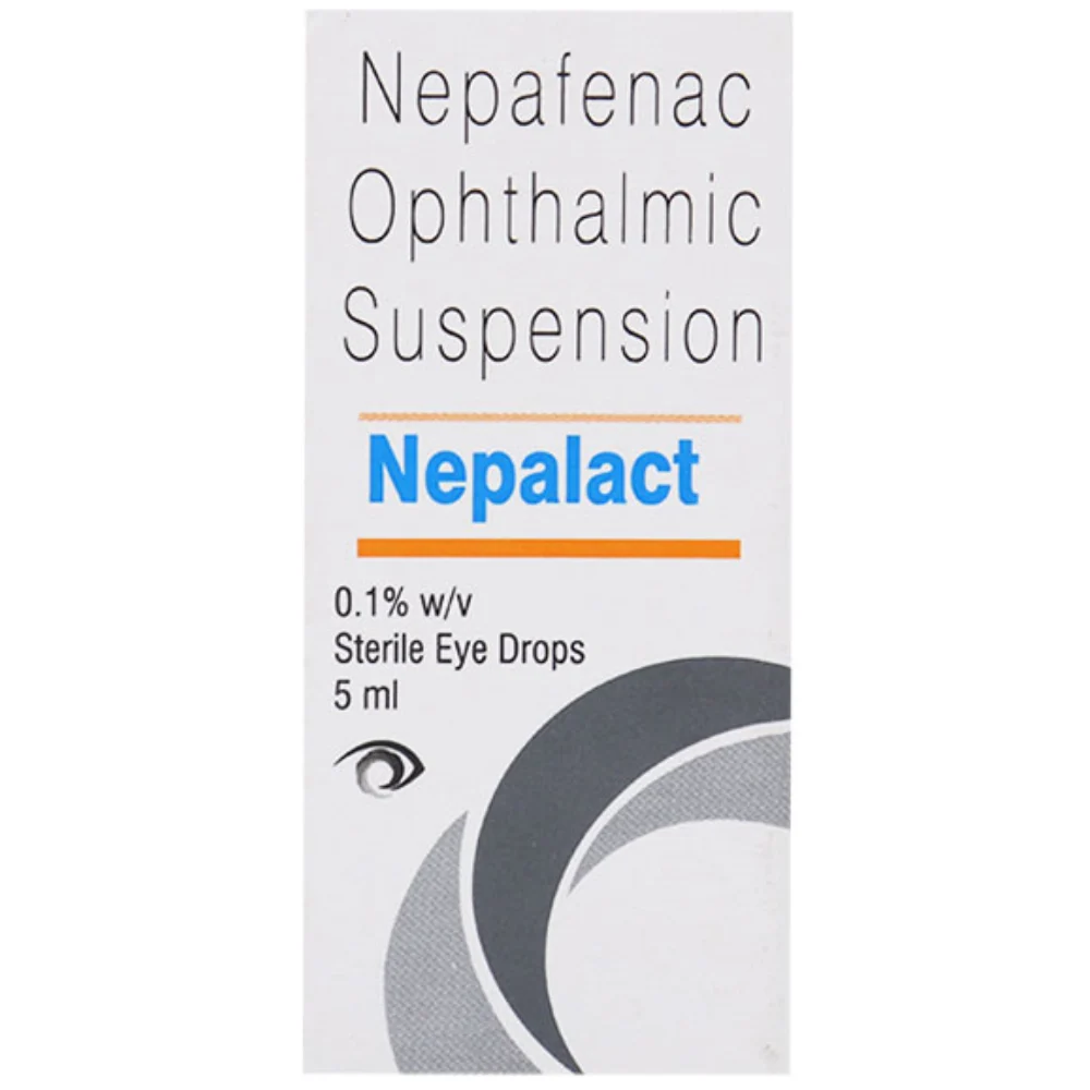 0.1% w/v Nepalact Nepafenac Ophthalmic Suspension