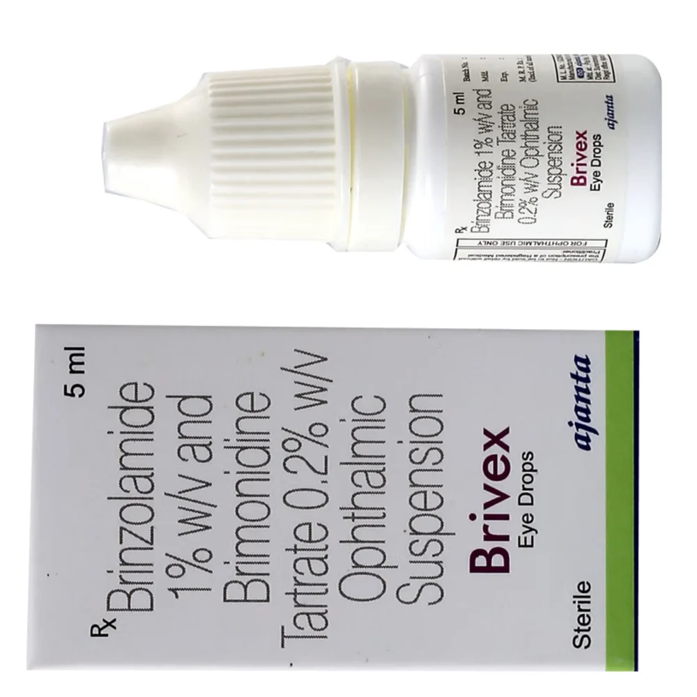 Brivex Brinzolamide 1% w/v and Brimonidine Tartrate 0.2% w/v Ophthalmic Suspension