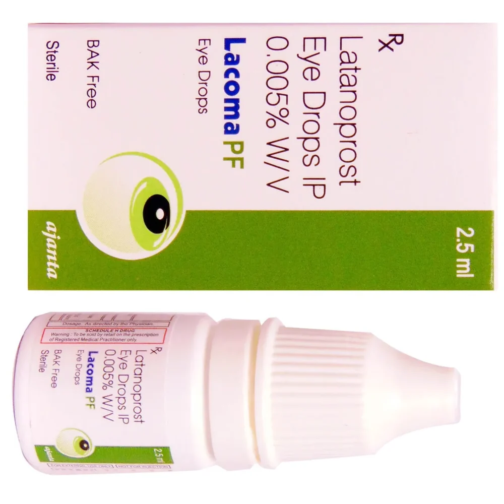 0.005% W/V Lacoma PF Latanoprost IP Eye Drops