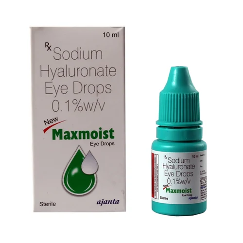 0.1%w/v Maxmoist Sodium Hyaluronate Eye Drops
