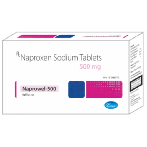 500 mg Naprowel-500 Naproxen Sodium Tablets