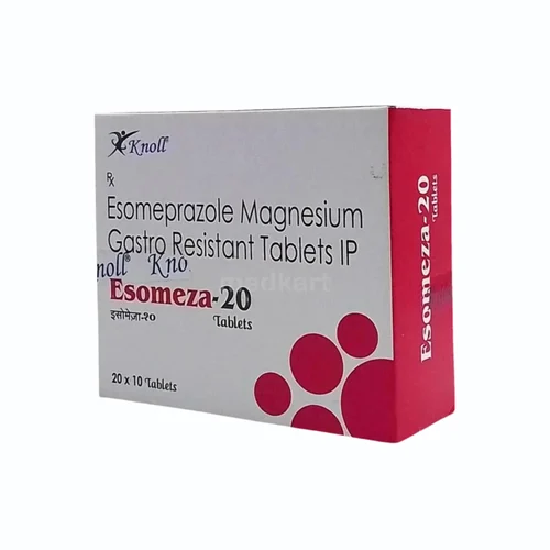 20 mg Esomeza-20 Esomeprazole Magnesium Gastro Resistant IP Tablets