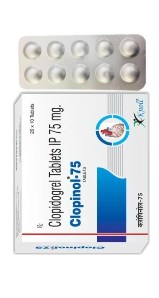 75 mg Clopinol-75 Clopidogrel IP Tablets