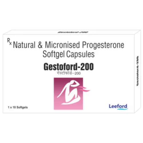 200 mg Gestoford-200 Natural & Micronised Progesterone Softgel Capsules