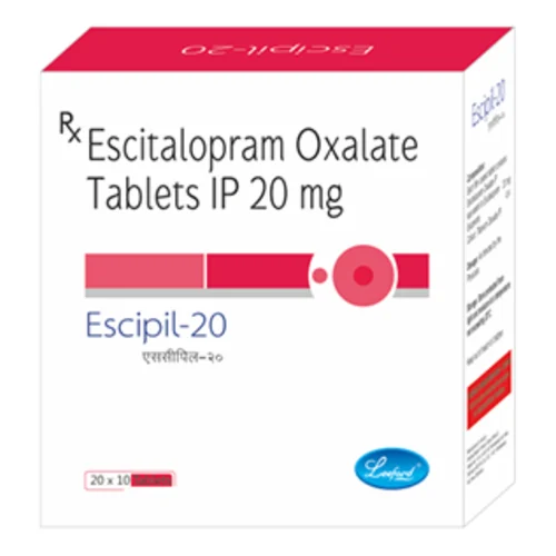 20 mg Escipil-20 Escitalopram Oxalate IP Tablets