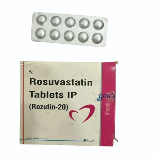 20 mg Rozutin-20 Rosuvastatin IP Tablets
