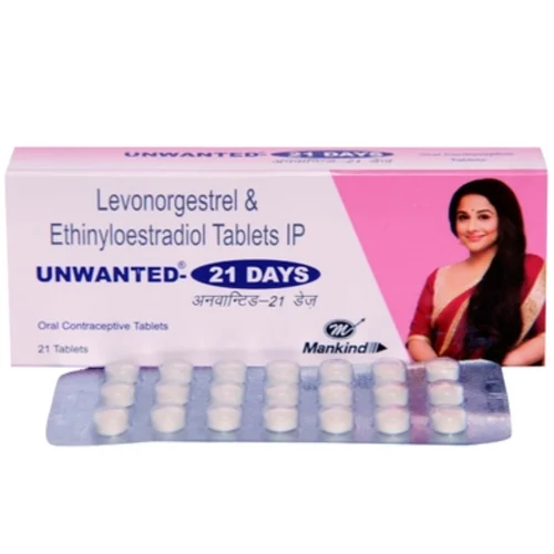 UNWANTED- 21 DAYS Levonorgestrel & Ethinyloestradiol IP Tablets
