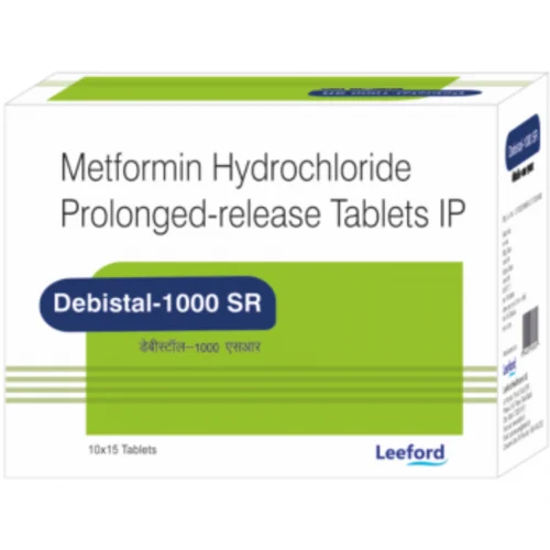1000 mg Debistal-1000 SR Metformin Hydrochloride Prolonged-release IP Tablets