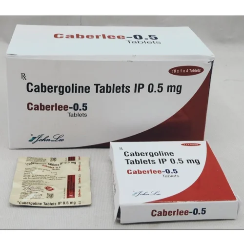 0.5 mg Caberiee-0.5 Cabergoline IP Tablets
