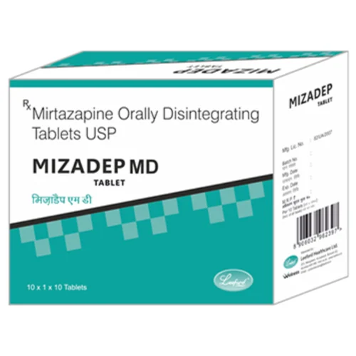 MIZADEP MD Mirtazapine Orally Disintegrating USP Tablets