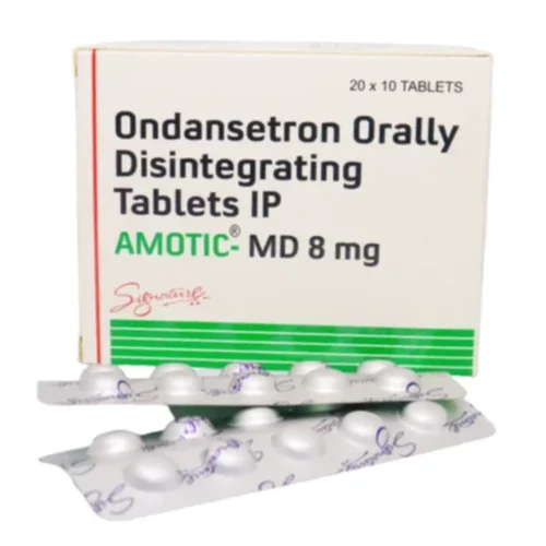8 mg AMOTIC-MD 8 mg Ondansetron Orally Disintegrating IP Tablets