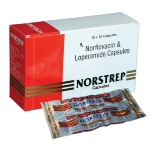 NORSTREP Norfloxacin & Loperamide Capsules