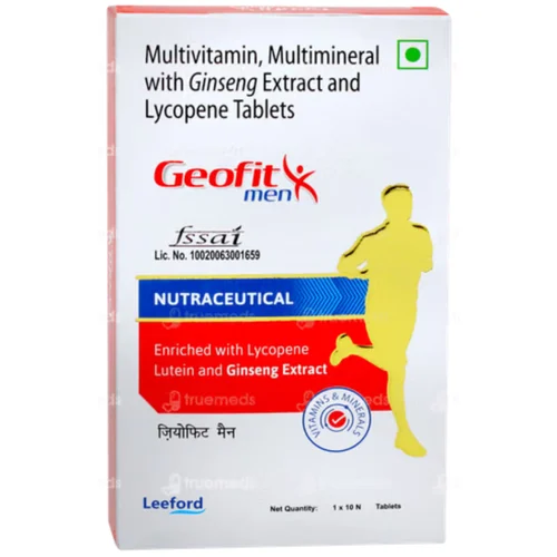 Geofit Multivitamin, Mutimineral with Ginseng Extract and Lycopene Tablets