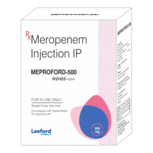 500 mg MEPROFORD-500 Meropenem IP Injection