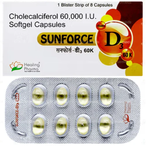 SUNFORCE Cholecalciferol Softgel Capsules
