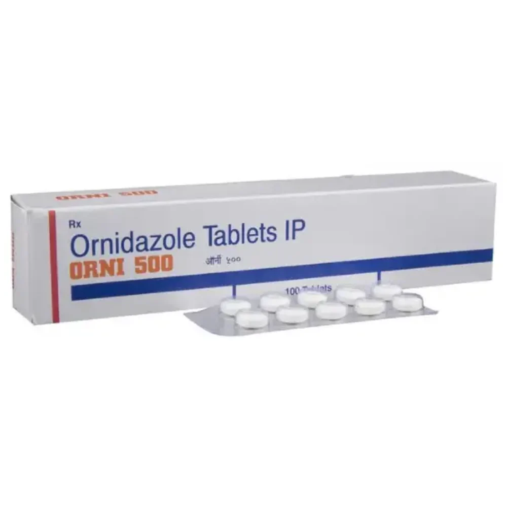 500 mg ORNI 500 Ornidazole IP Tablets