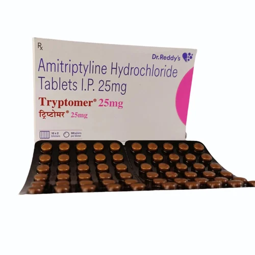 25 mg Tryptomer 25mg Amitriptyline Hydrochloride I.P. Tablets