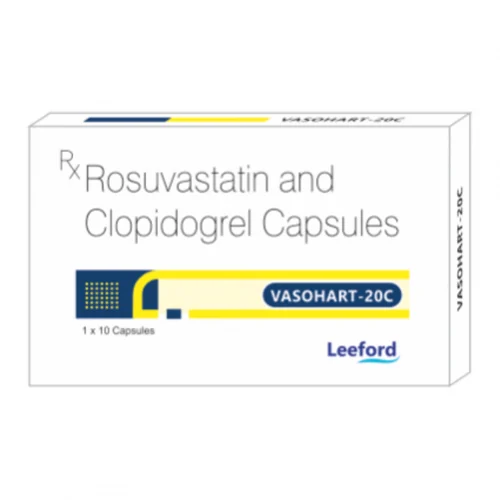 VASOHART-20C Rosuvastatin and Clopidogrel Capsules
