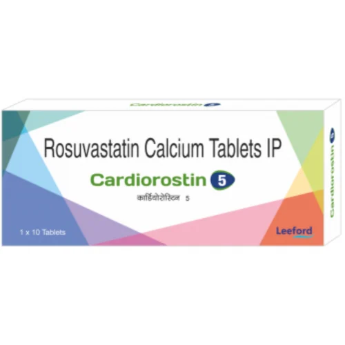 5 mg Cardiorostin 5 Rosuvastatin Calcium IP Tablets