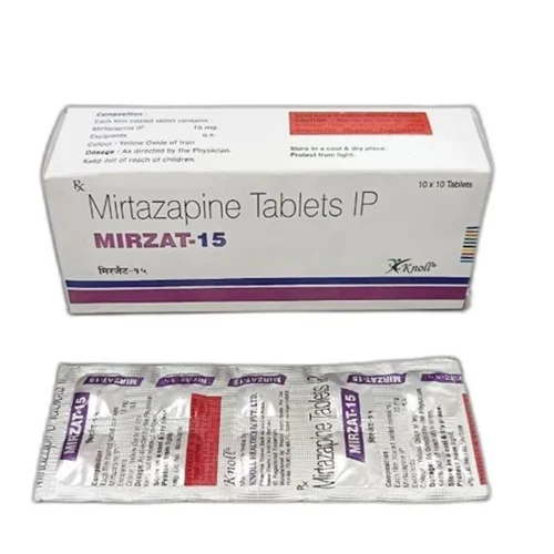 15 mg MIRZAT-15 Mirtazapine IP Tablets