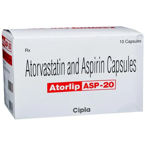 20 mg Atorlip ASP-20 Atorvastatin and Aspirin Capsules