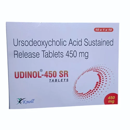 450 mg UDINOL-450 SR Ursodeoxycholic Acid Sustained Release Tablets