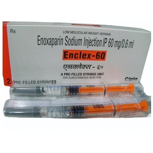 60 mg Enclex-60 Enoxaparin Sodium IP Injection