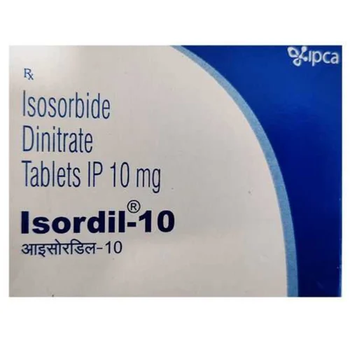 10 mg Isordil-10 Isosorbide Dinitrate IP Tablets