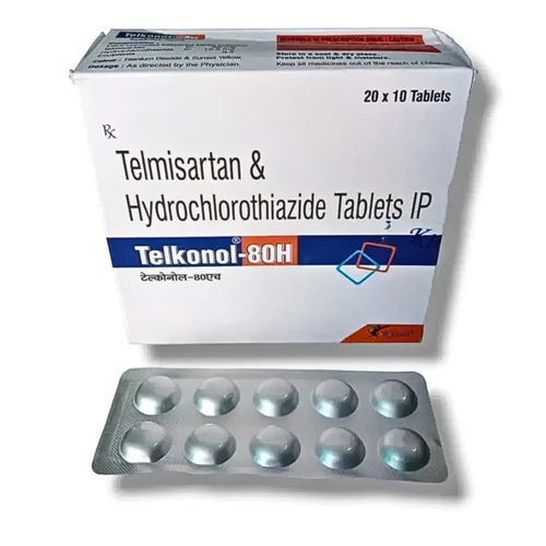 80 mg Telkonol-80H Telmisartan & Hydrochlorothiazide IP Tablets