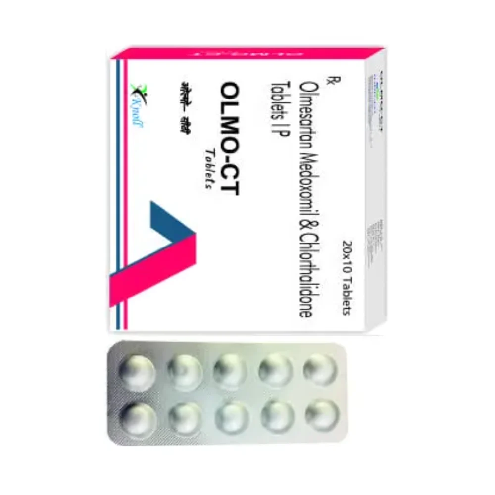 OLMO-CT Olmesartan medoxomil & Chlorthalidone IP Tablets