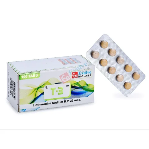 25 mcg T-3 Liothyronine Sodium B.P Tablets