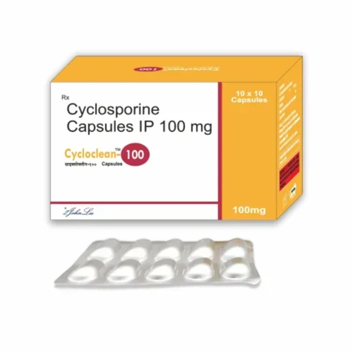 100 mg Cycloclean-100 Cyclosporine IP Capsules