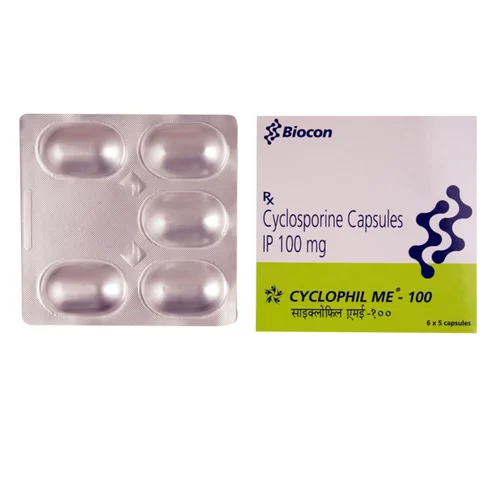 100 mg CYCLOPHIL ME - 100 Cyclosporine IP Capsules