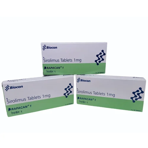 1 mg RAPACAN 1 Sirolimus Tablets