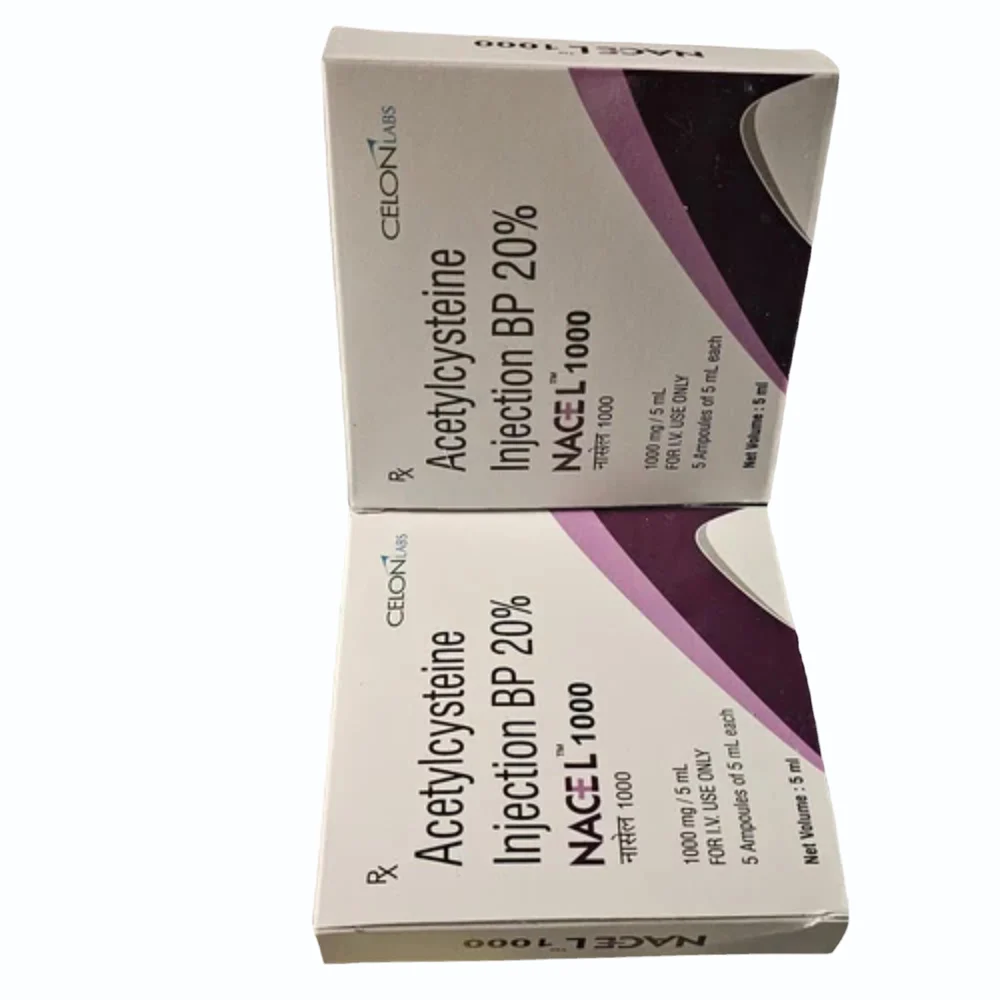 20% NACEL 1000 Acetylcysteine BP Injection
