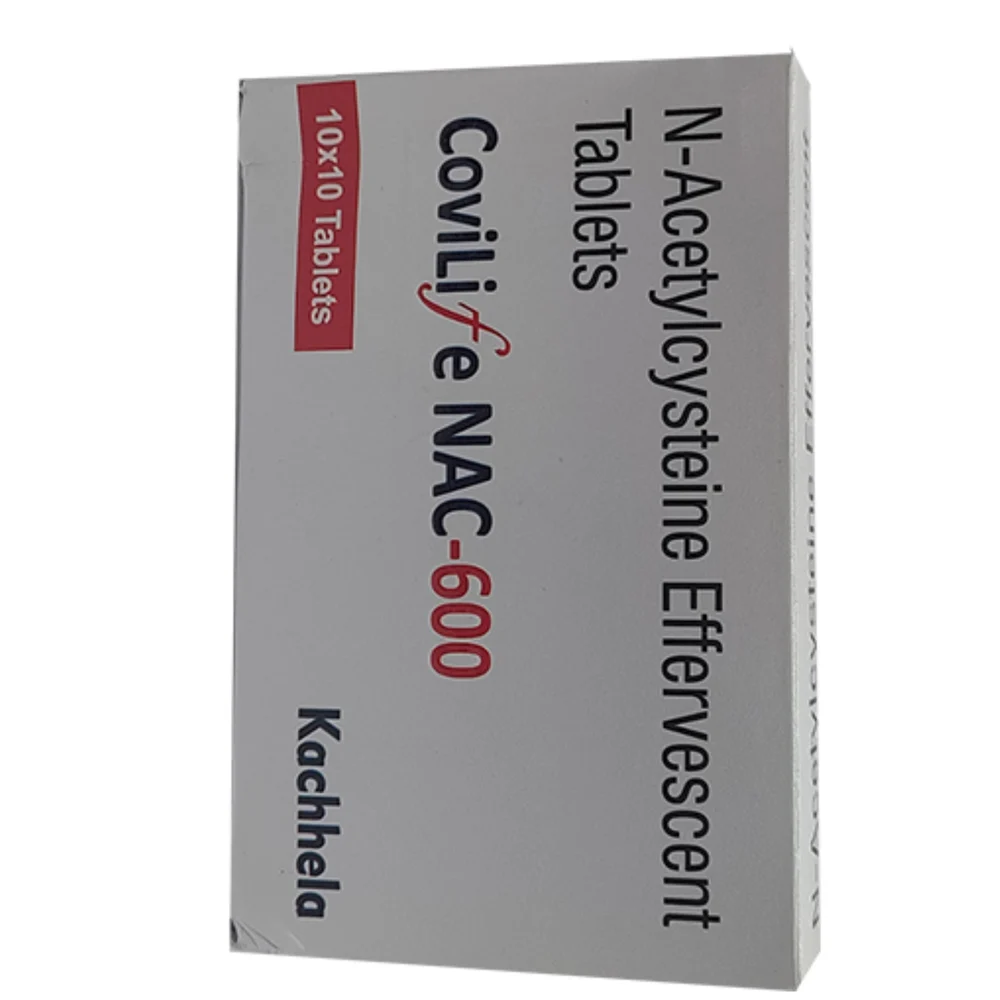 CoviLife NAC-600 N-Acetylcysteine Effervescent Tablets