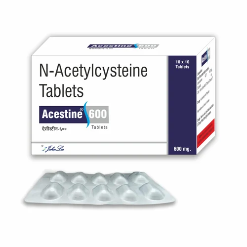 600 mg Acestine 600 N-Acetylcysteine Tablets