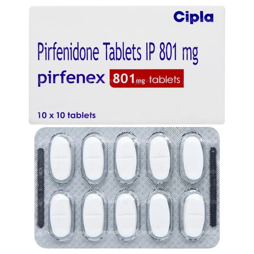 801 mg Pirfenex Pirfenidone IP Tablets