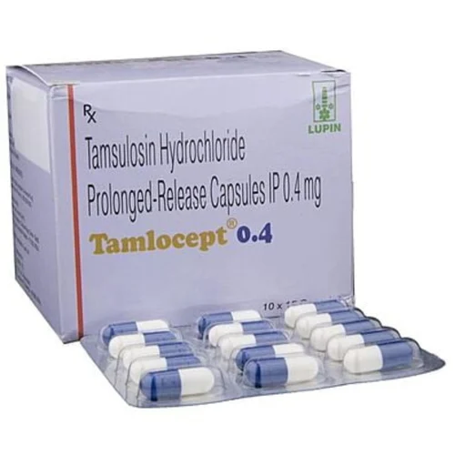 0.4 mg Tamlocept 0.4 Tamsulosin Hydrochloride Prolonged-Release IP Capsules